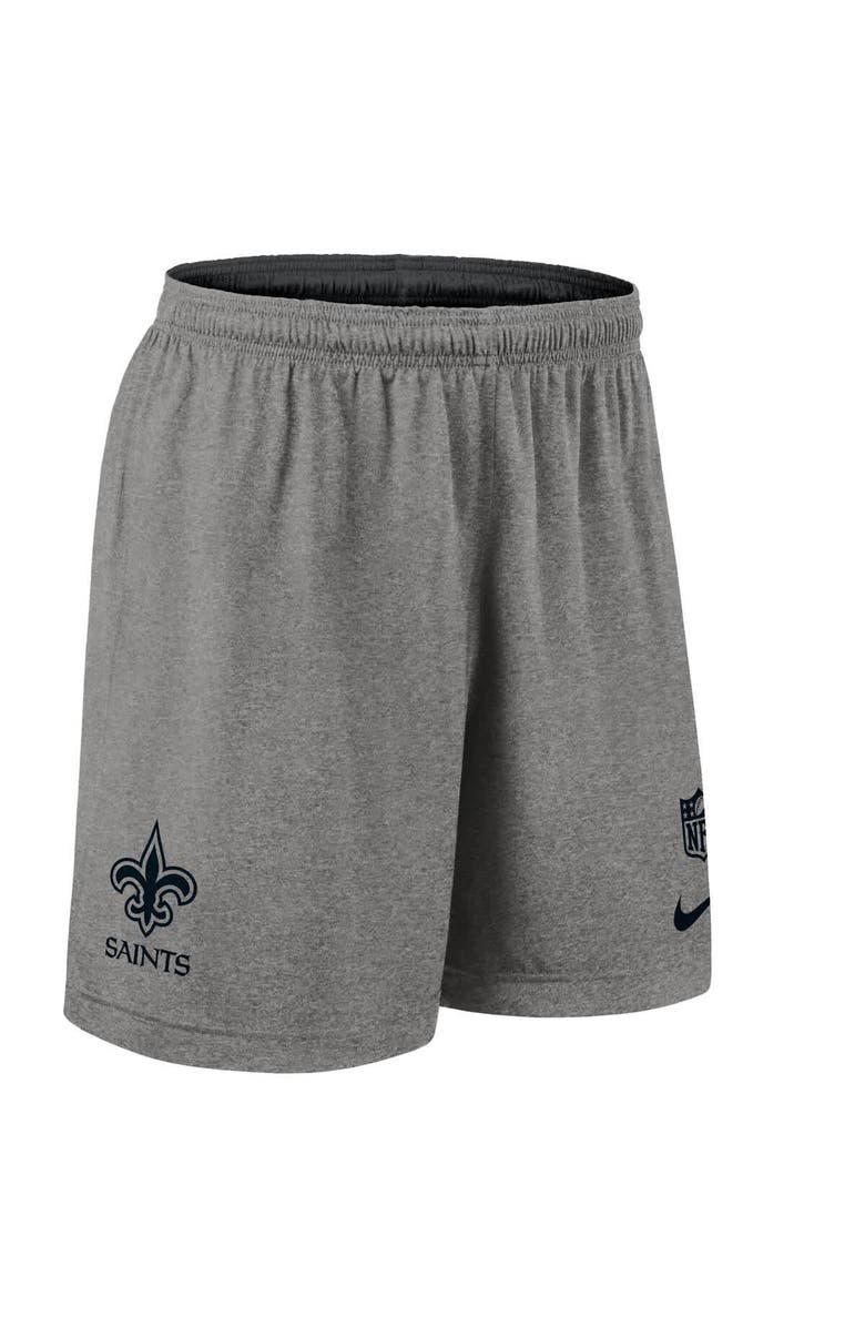 Nike Men's Nike Black New Orleans Saints Sideline Reversible Performance Shorts, Alternate, color, Black