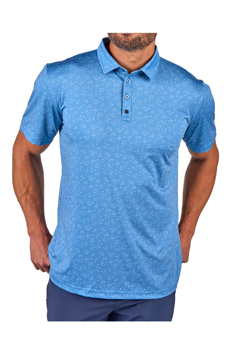 Black Clover Lucky Signs Polo, Main, color, Moody Blue