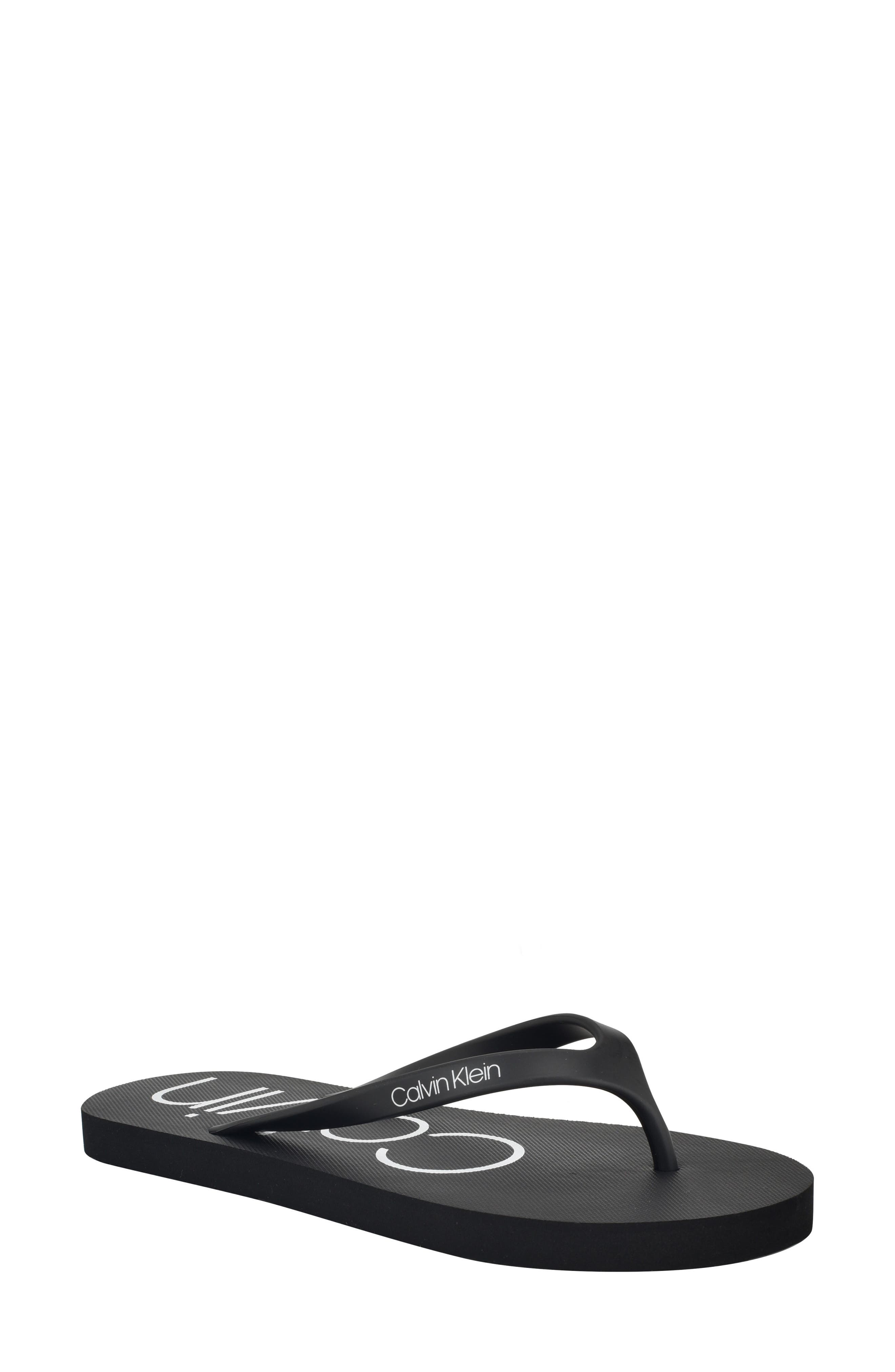 Salma Flip Flop, Main, color, BLACK