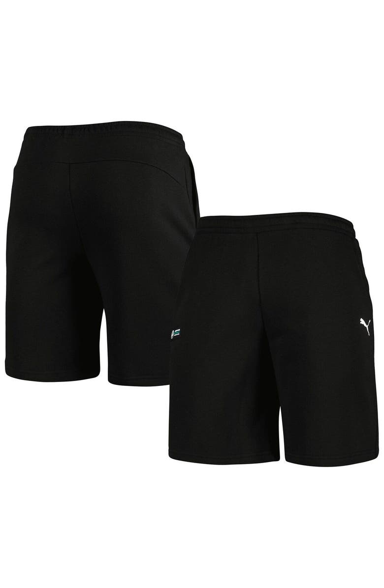 PUMA Men's Puma  Black Mercedes-AMG Petronas F1 Team 2023 Essential Shorts, Main, color, 