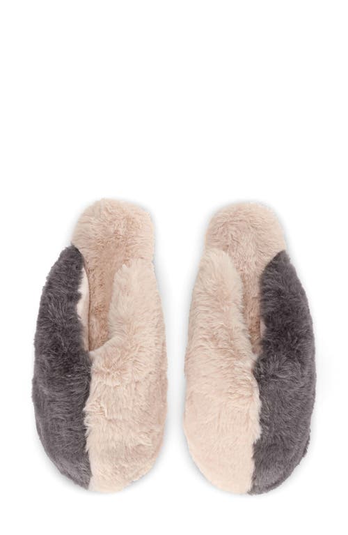 Memoi Colorblock Slipper In Multi