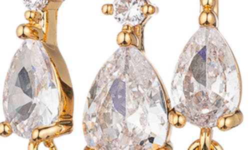 Eye Candy Los Angeles Monarch Butterfly Drop Earrings In Gold
