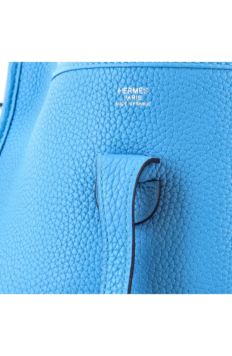 Pre-Owned Hermes Evelyne Bag Gen III Clemence PM, Alternate, color, Bleu Du Nord