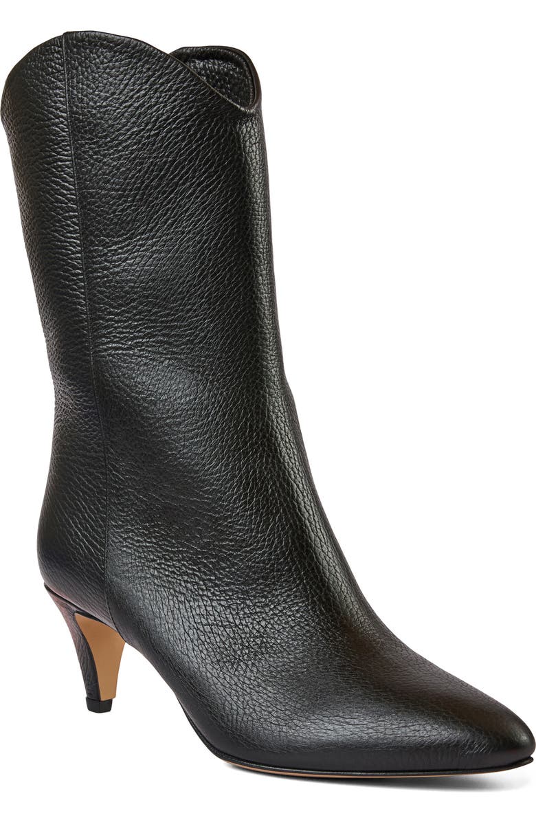Bruno Magli Mandriana Kitten Heel Bootie, Main, color, Black Tumbled