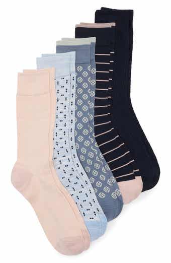 NORDSTROM RACK Assorted 5-Pack Dress Socks