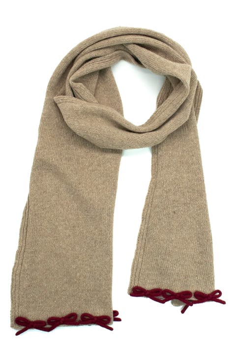 Bow Trim Scarf