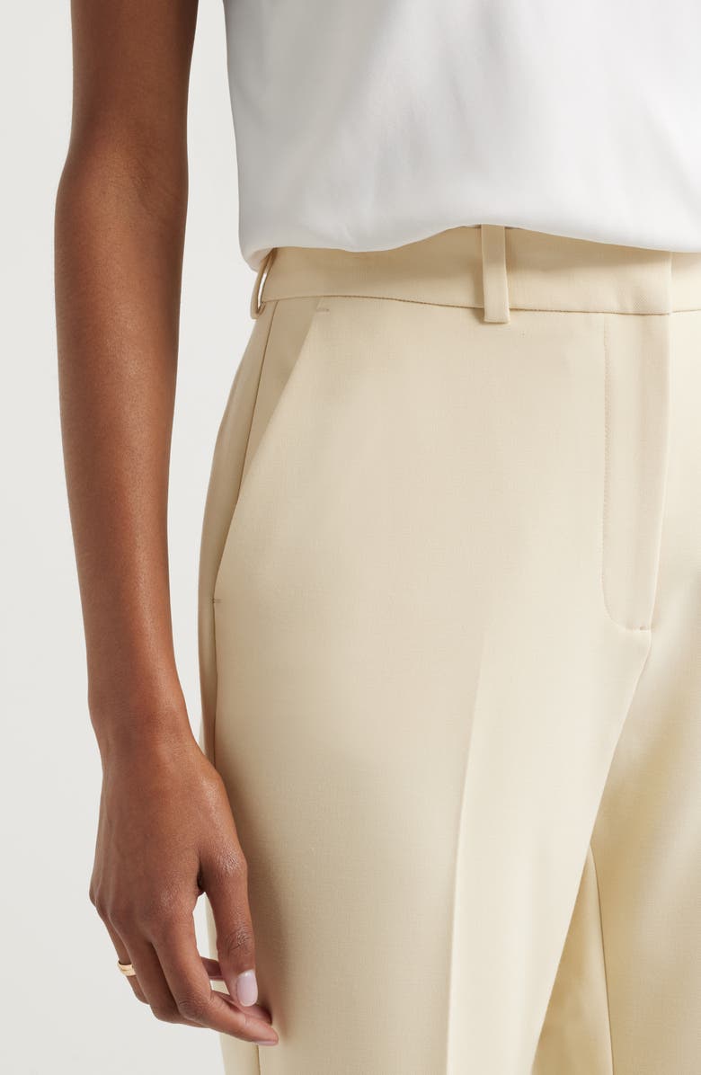 Nordstrom The Lena Slim Cropped Trousers, Alternate, color, Yellow Mist