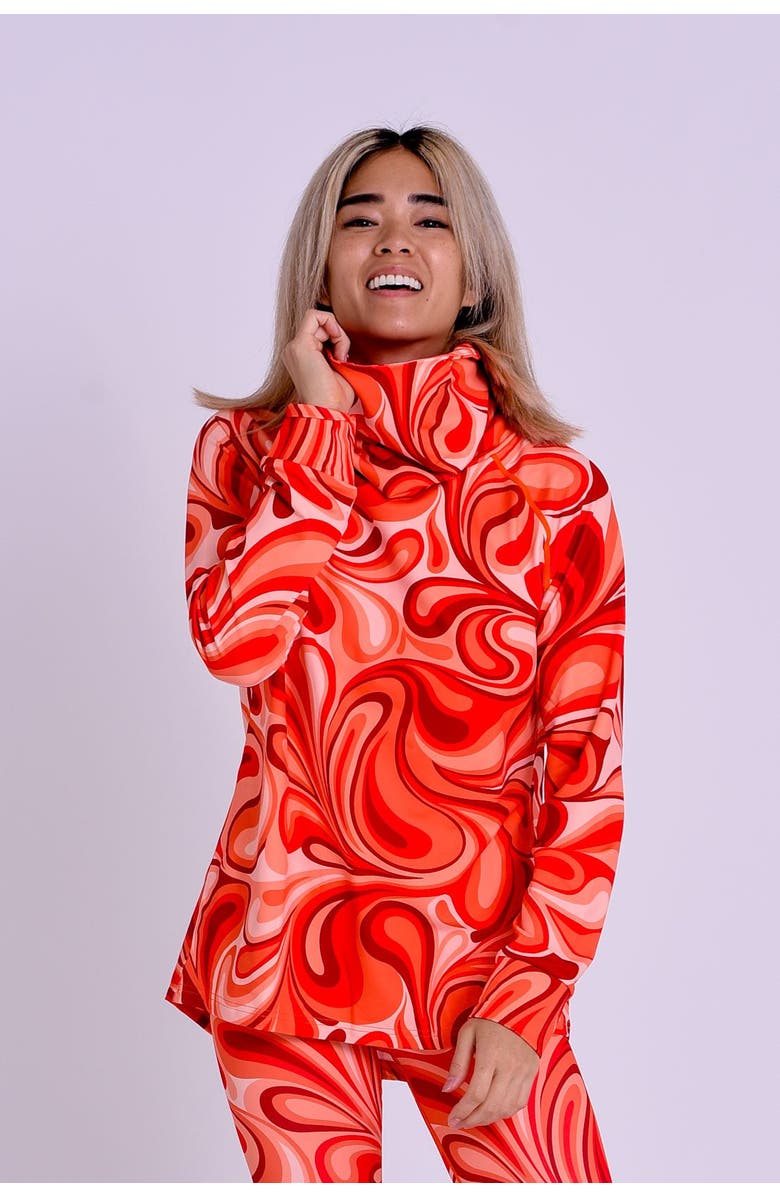 OOSC High Neck Baselayer Top - Shagadelic Baby! Women's, Main, color,