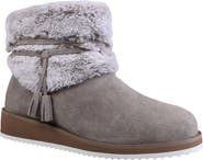 Mykos Suede Faux Fur Cuff Boot