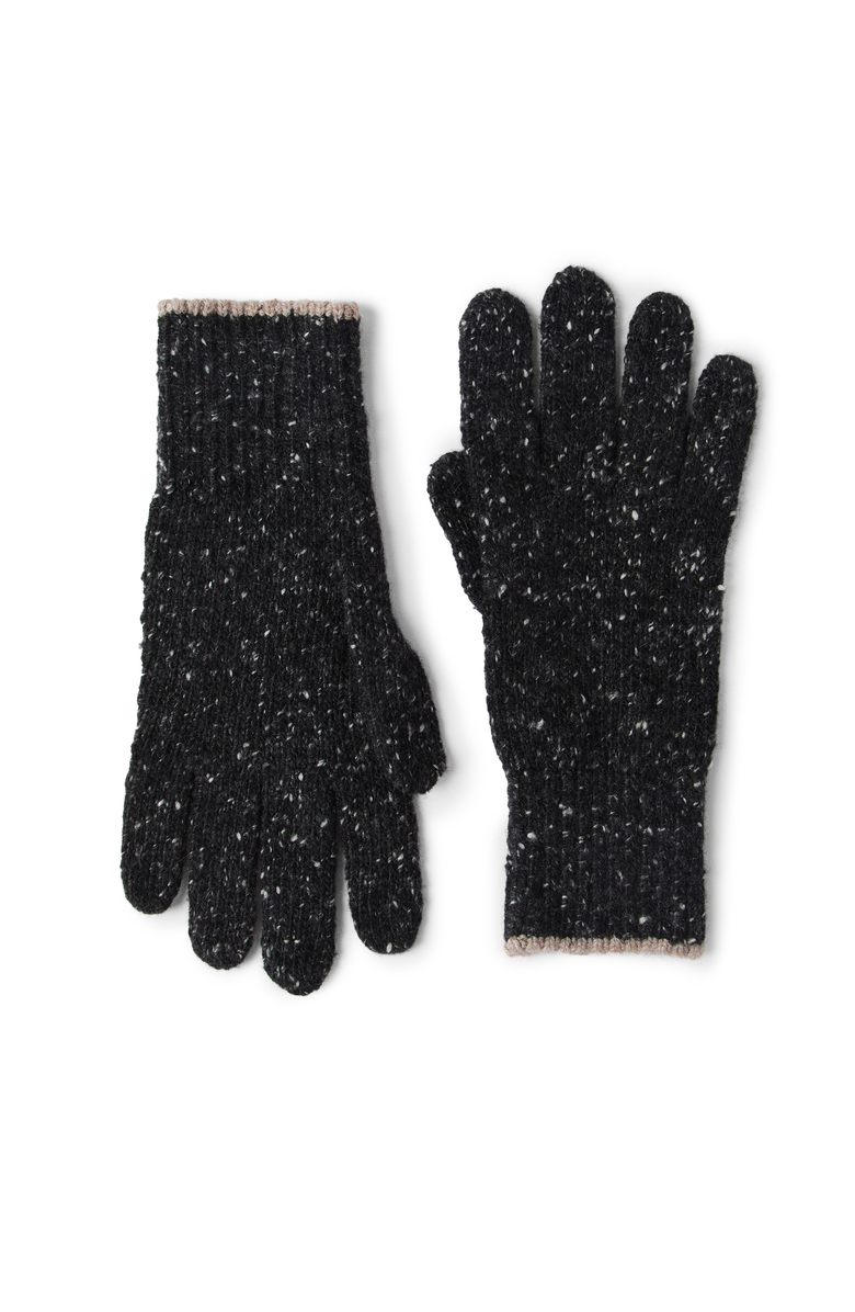 Brunello Cucinelli Knit gloves, Main, color, Anthracite