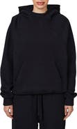 Good For Nothing Ribbed Emblem Pullover Hoodie