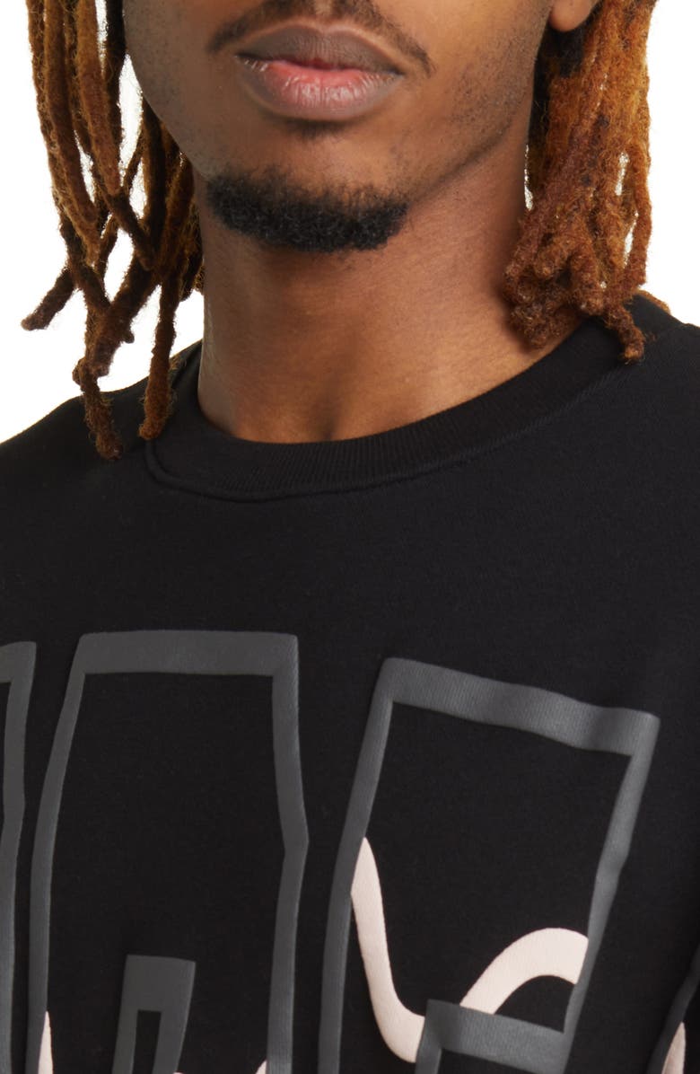 ICECREAM Pow Graphic Crewneck Sweatshirt, Alternate, color,