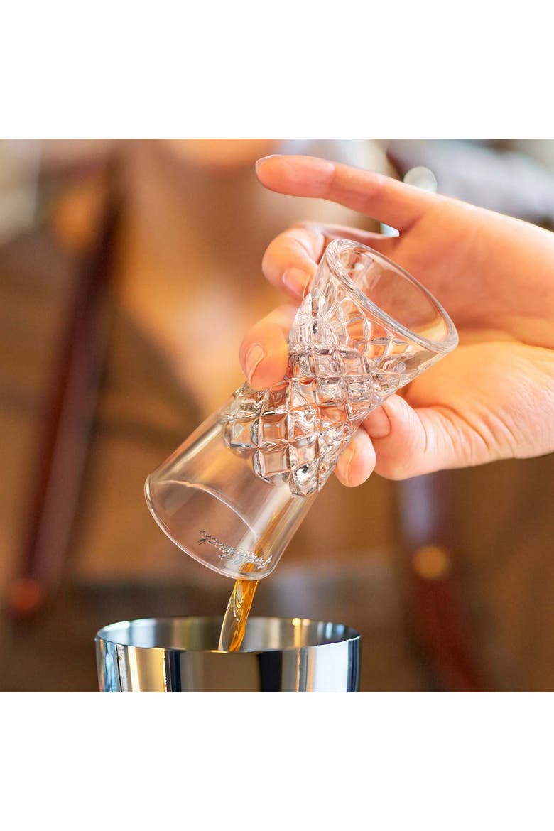 Yarai Glass Double Cocktail Jigger, Alternate, color, Clear