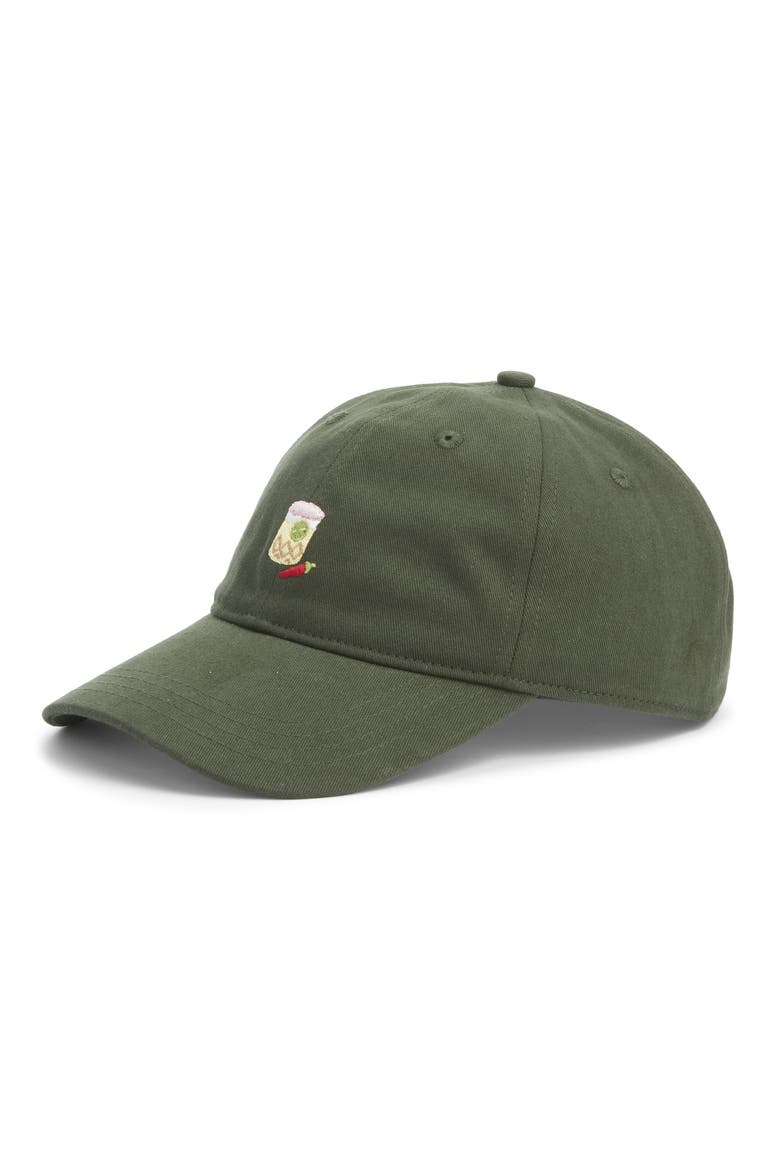 Spicy Marg Baseball Cap, Main, color, GREEN