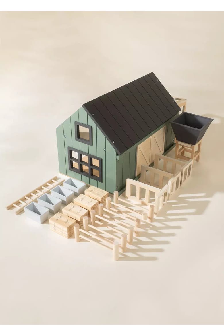 Wooden Farm & Accessories Set, Alternate, color, Multicolor