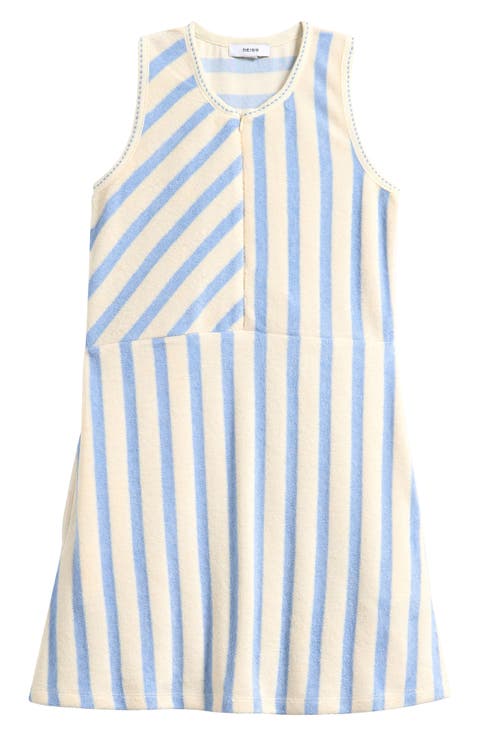 Kids' Sunny Stripe Terry Dress (Big Kid)