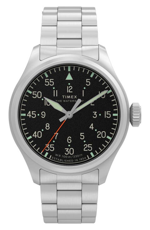 Waterbury Ace 41mm Stainless Steel Bracelet Watch