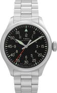 Timex® Waterbury Ace 41mm Stainless Steel Bracelet Watch