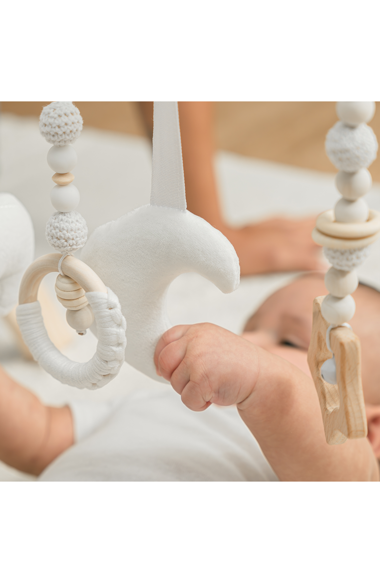 Comfy Cubs Wooden Baby Play Gym Set, Alternate, color, Natural Wood