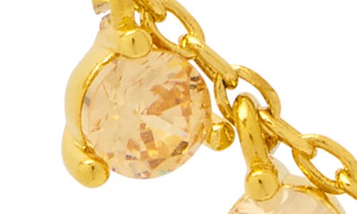 Estella Bartlett Faux Pearl & Cubic Zirconia Charm Necklace In Gold