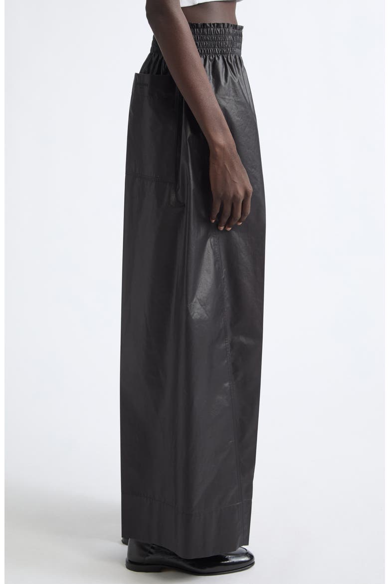 Casual Wide Leg Cocoon Pants, Alternate, color, BLACK