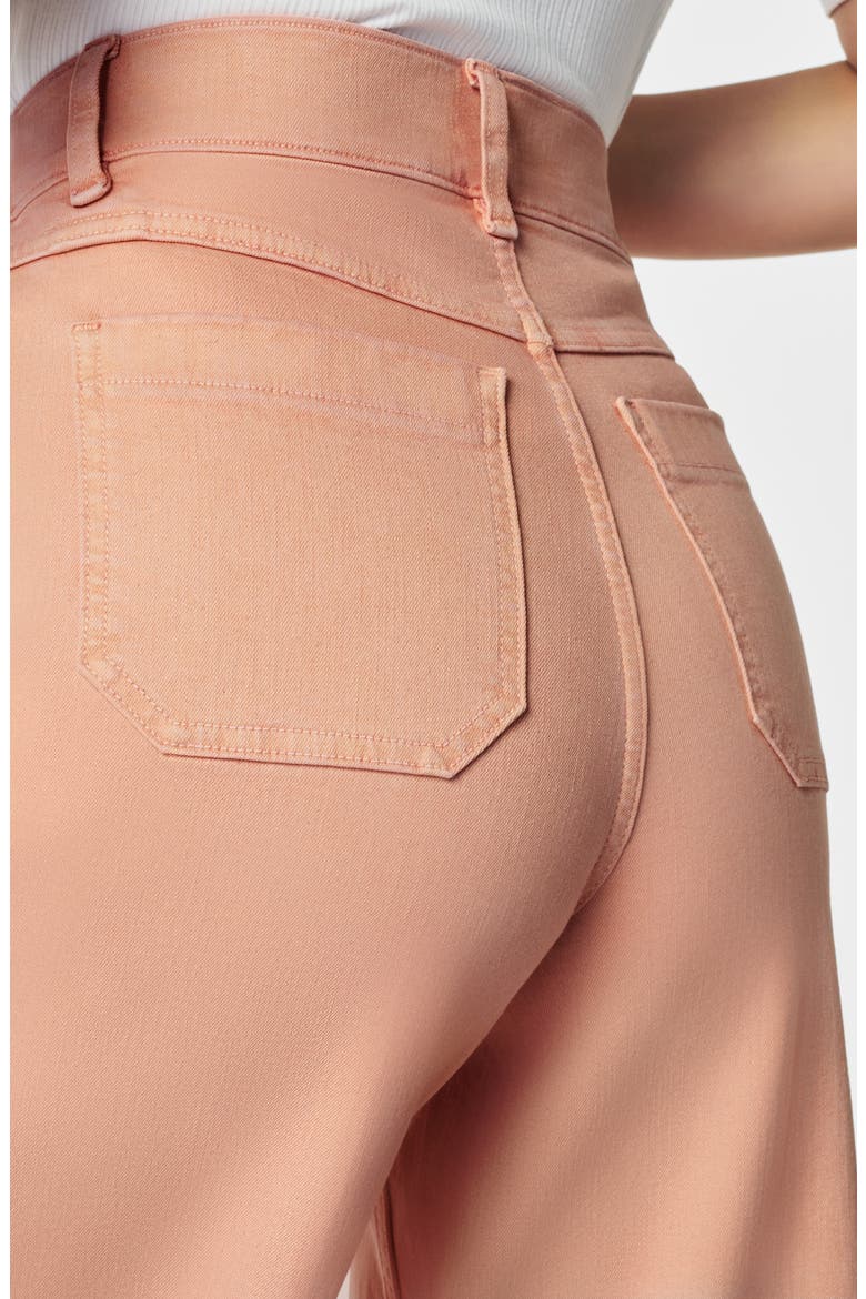 Garment Dyed Patch Pocket Crop Wide Leg Pants, Alternate, color, PALE ROSE