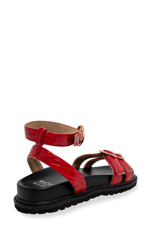 Chase & Chloe Chase And Chloe Elaxi Flatform Sandal