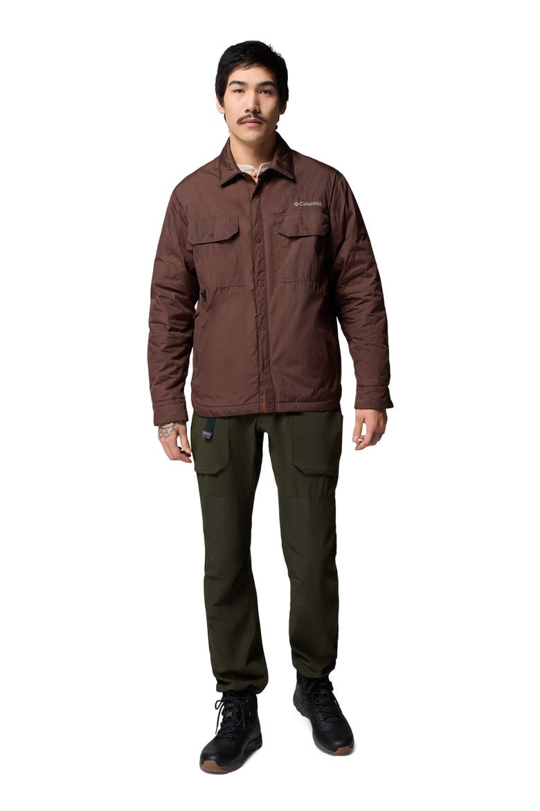 Landroamer™ Water Repellent Shirt Jacket, Alternate, color, TOBACCO