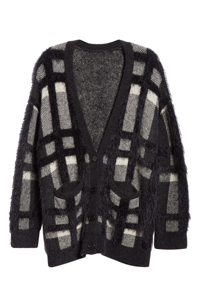 Equipment Cisse Textured Plaid Cardigan, Alternate, color, 