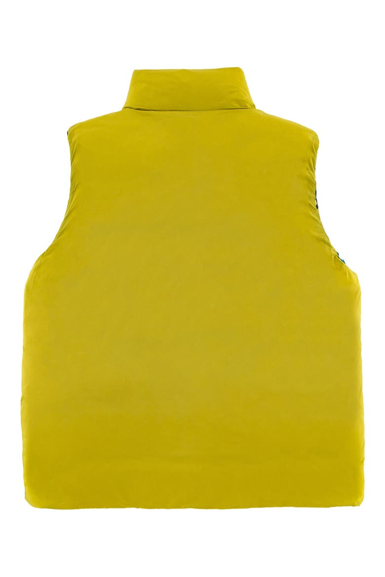 Kids' Casey Reversible Down Puffer Vest, Alternate, color, GREEN