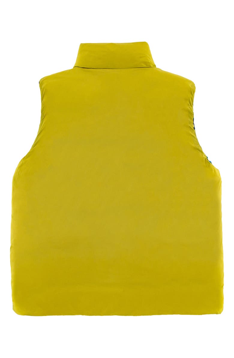 CALONIE Kids' Casey Reversible Down Puffer Vest, Alternate, color, Green