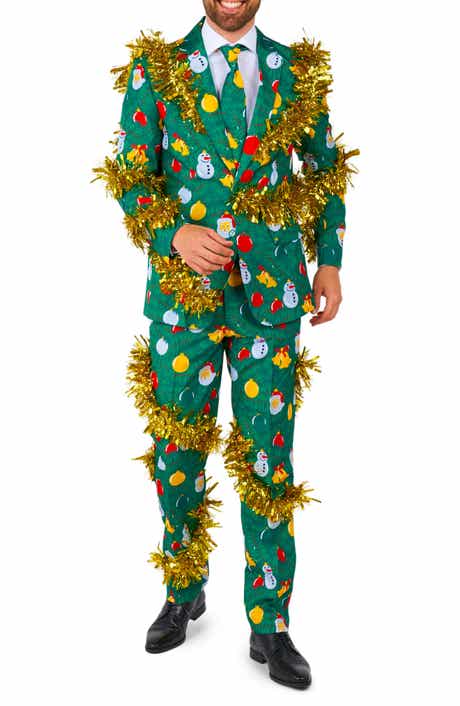 OppoSuits Christmas Tree Suit & Tie