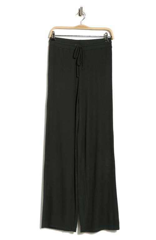 Abound Easy Cozy Wide Leg Pajama Pants In Green