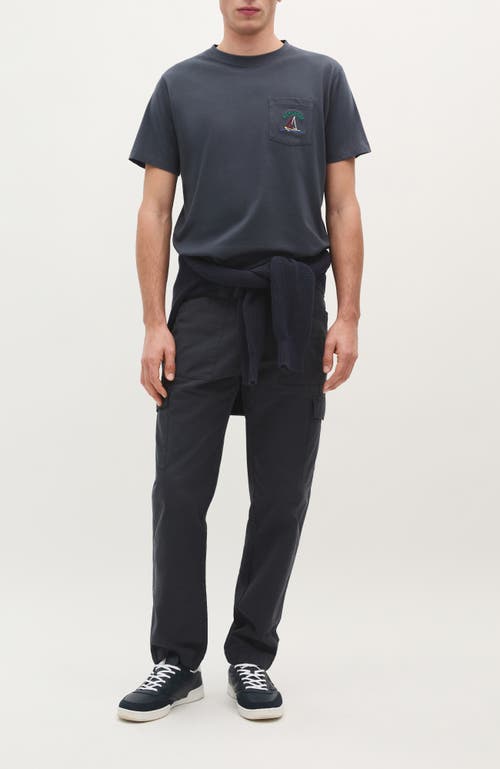 Scalpers Boat Tee In Blue