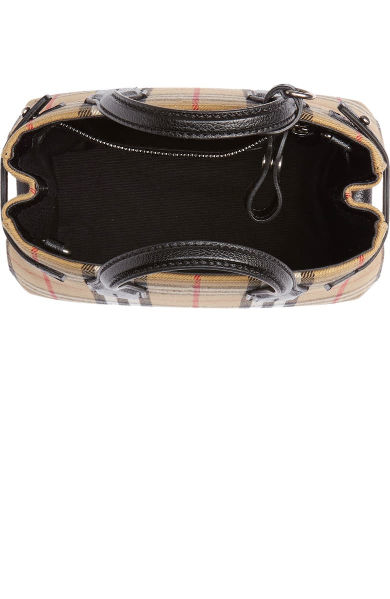 Burberry Baby Banner Vintage Check Tote, Alternate, color,
