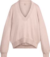 SKIMS V-Neck Fleece Pullover