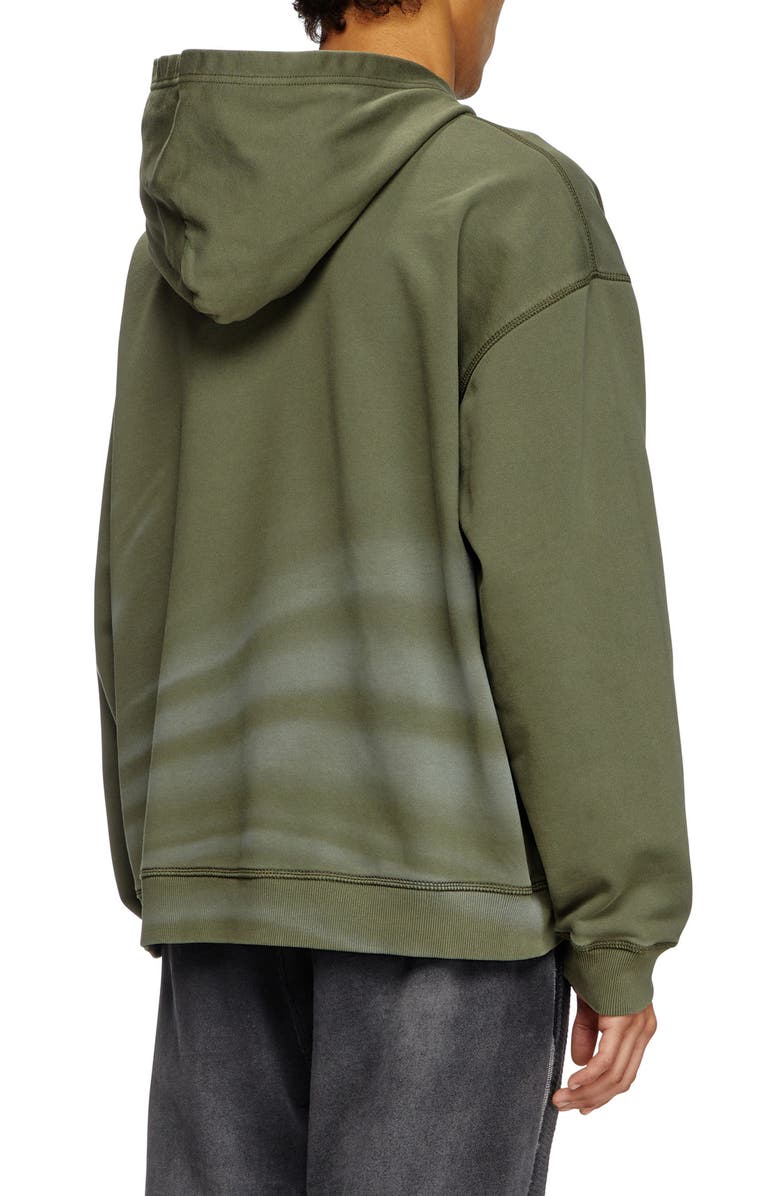 DIESEL<sup>®</sup> S-Boxt-Hood-R9 Graphic Hoodie, Alternate, color, Olive/ Green