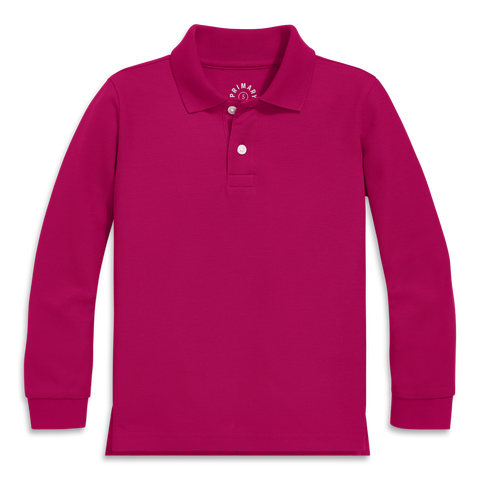 Long Sleeve Pique Polo (Toddler, Little Kid, & Big Kid)
