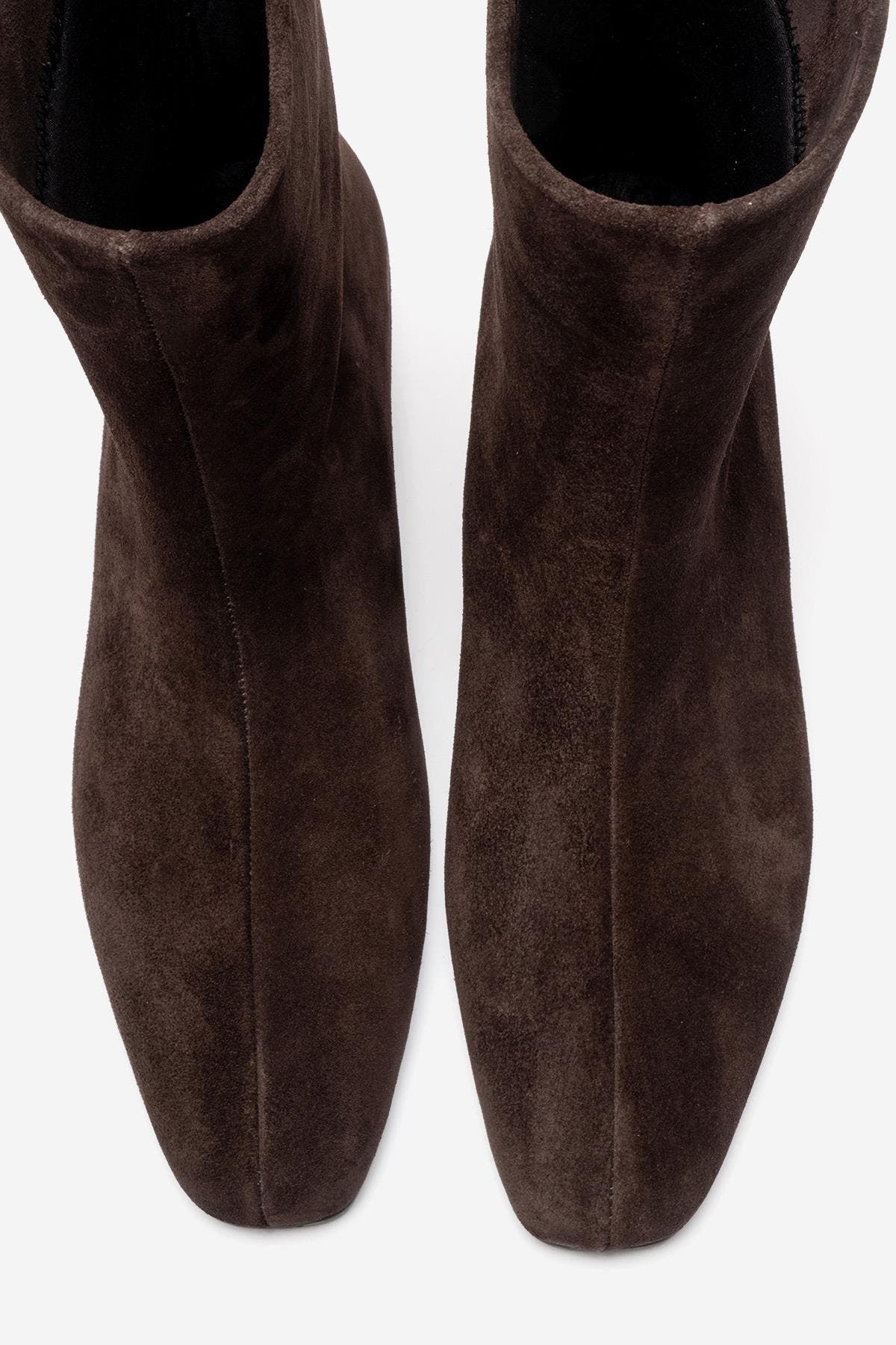 Nacho Leather Ankle Boot, Alternate, color, Brown Suede