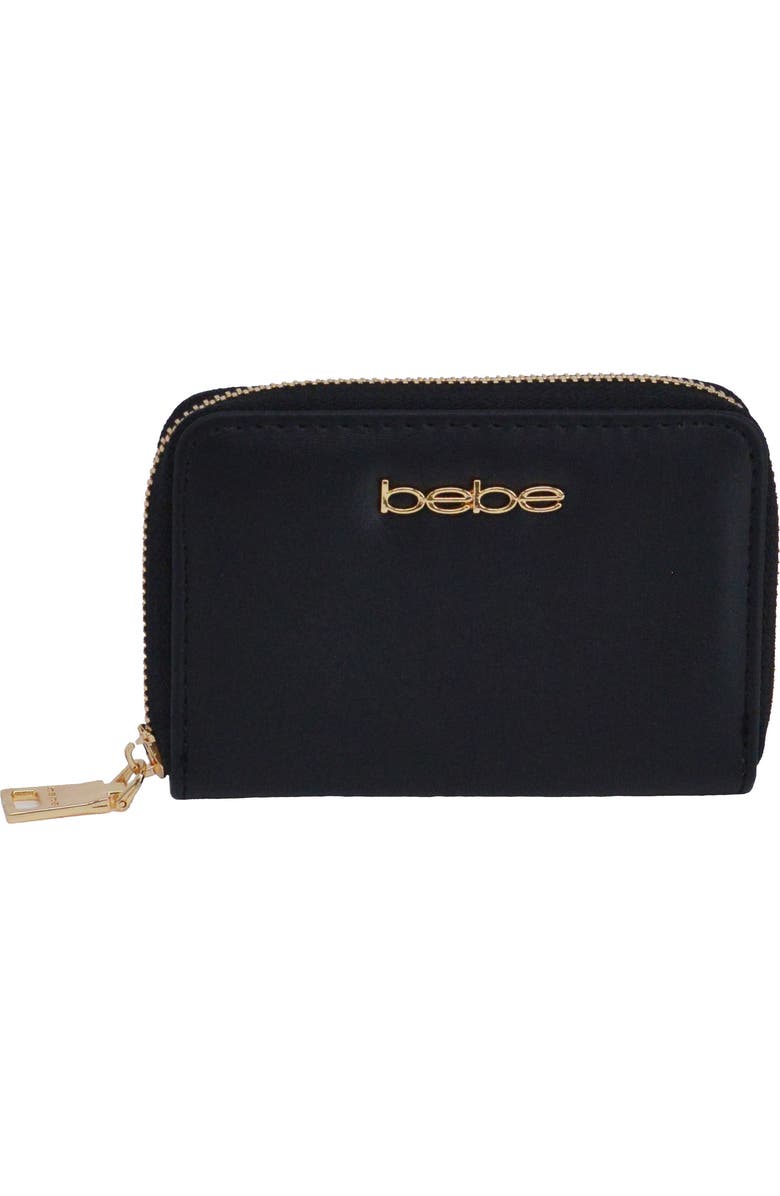 bebe Otto Crossbody Bag with Matching Wallet, Alternate, color, Black