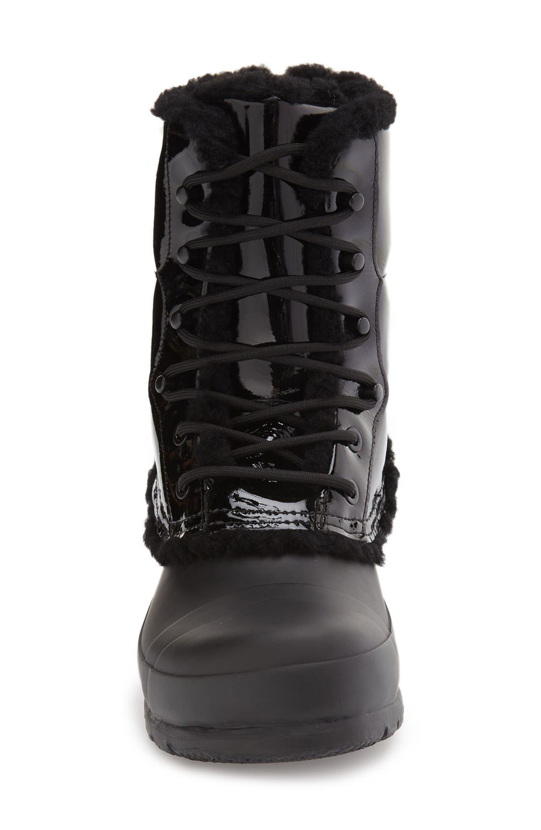 Hunter Original Genuine Shearling Lined Waterproof Boot, Alternate, color, 