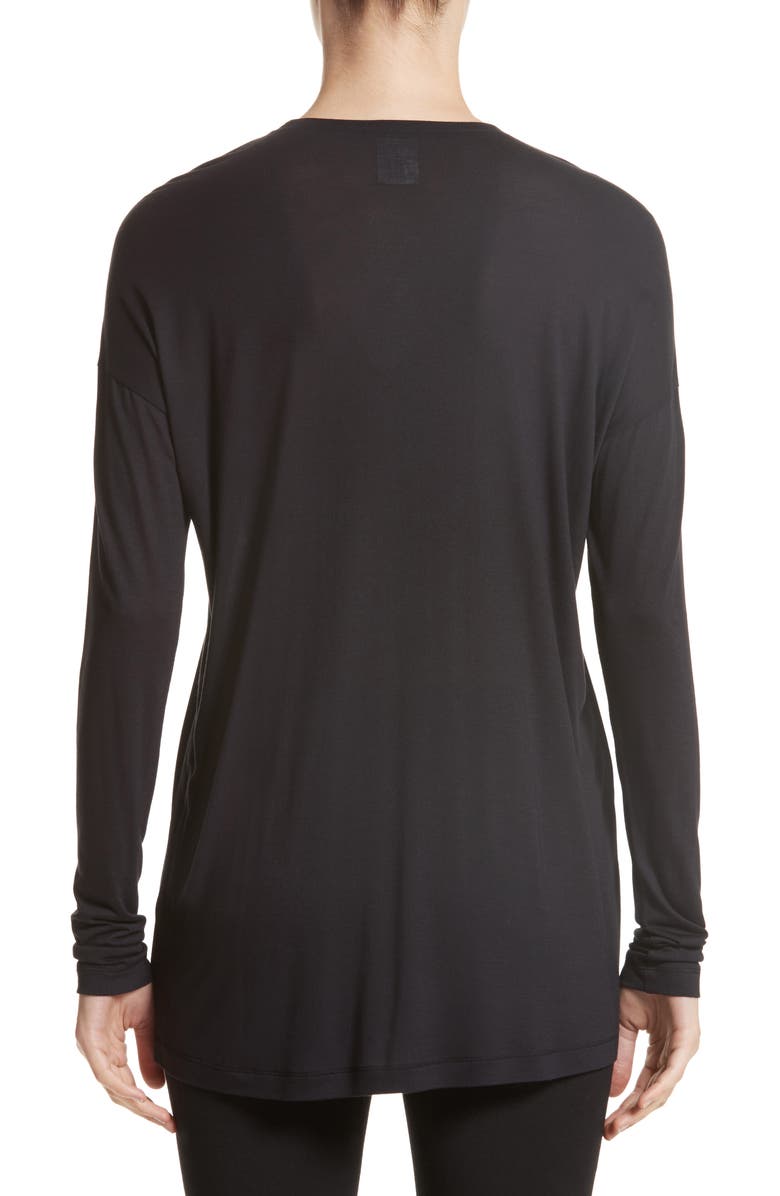 Lafayette 148 New York Crewneck Jersey Tee, Alternate, color, 