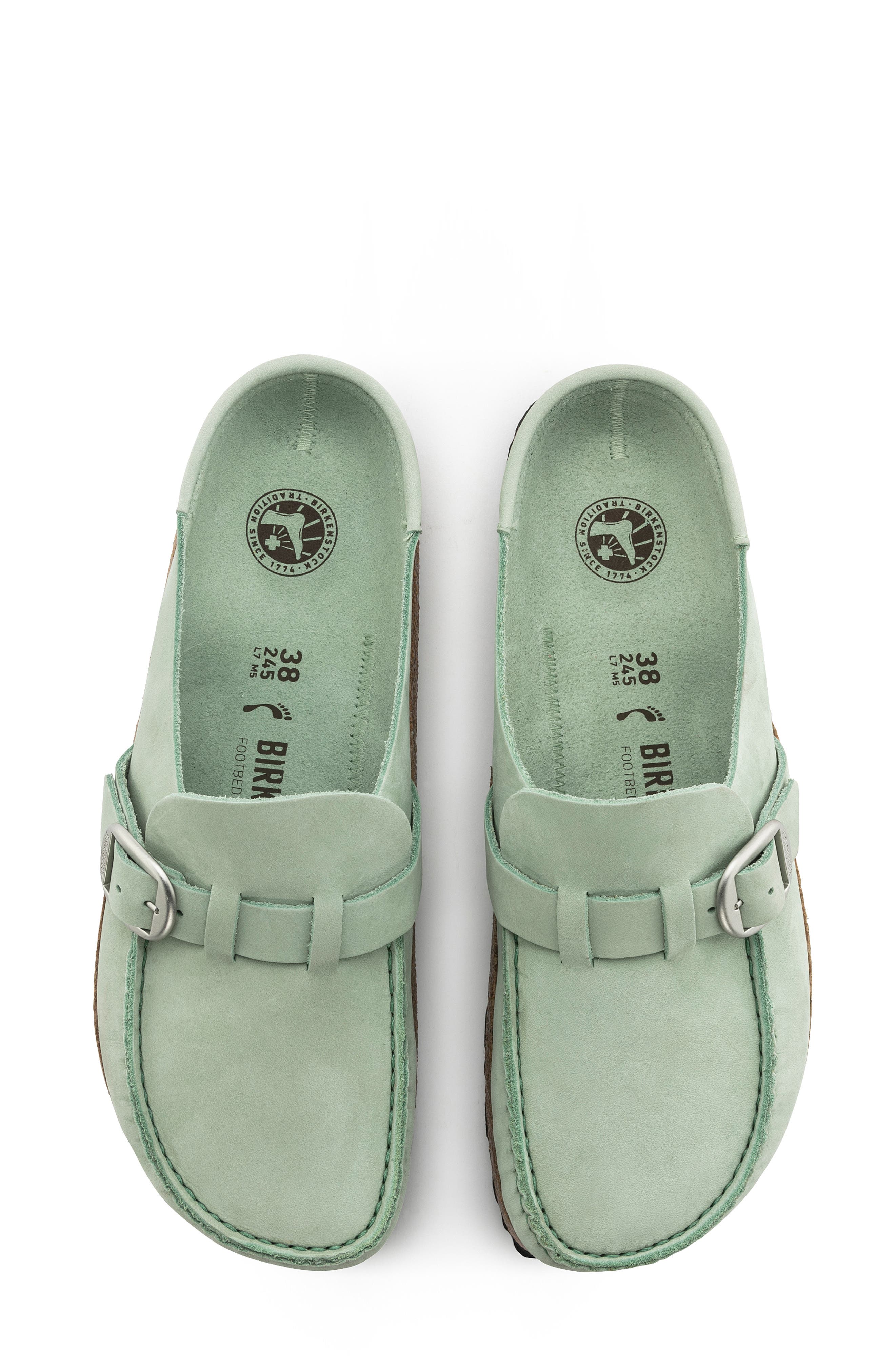 Birkenstock Buckley Moc Clog - Discontinued, Alternate, color, Green