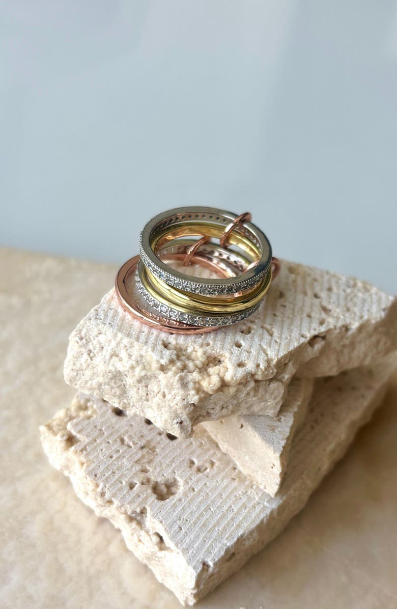 Cubic Zirconia Multiband Ring