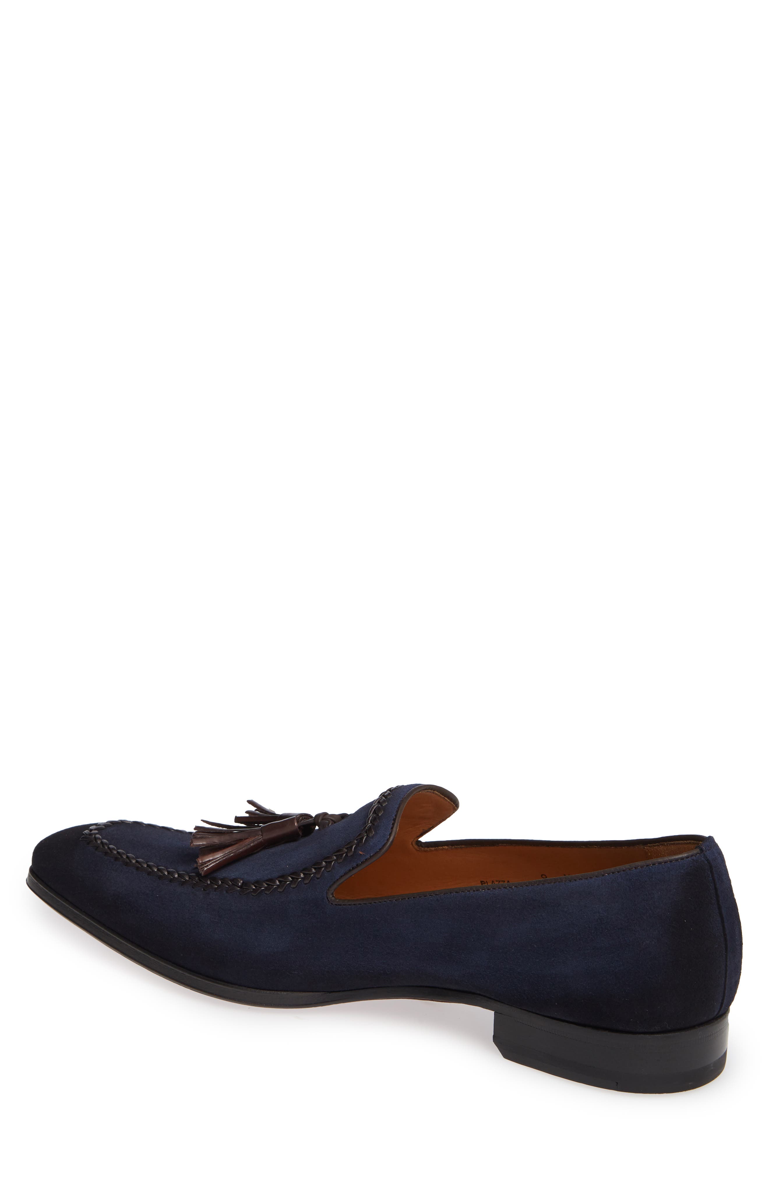 Plazza Tasseled Venetian Loafer, Alternate, color, BLUE SUEDE