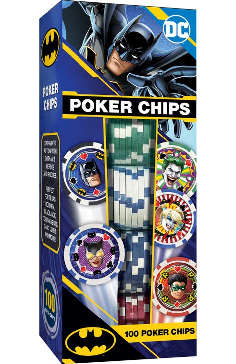 Batman 100 Piece Poker Chips