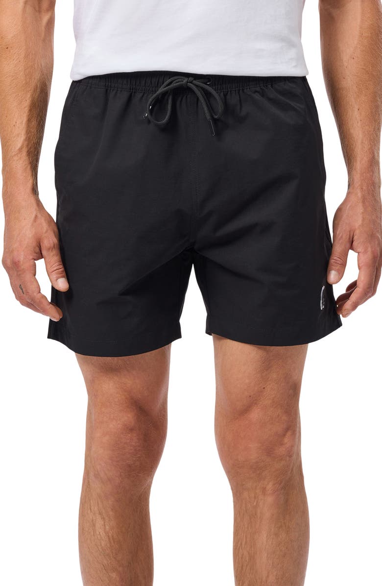 Psycho Bunny Palm View Hydrochromic Swim Trunks, Main, color,