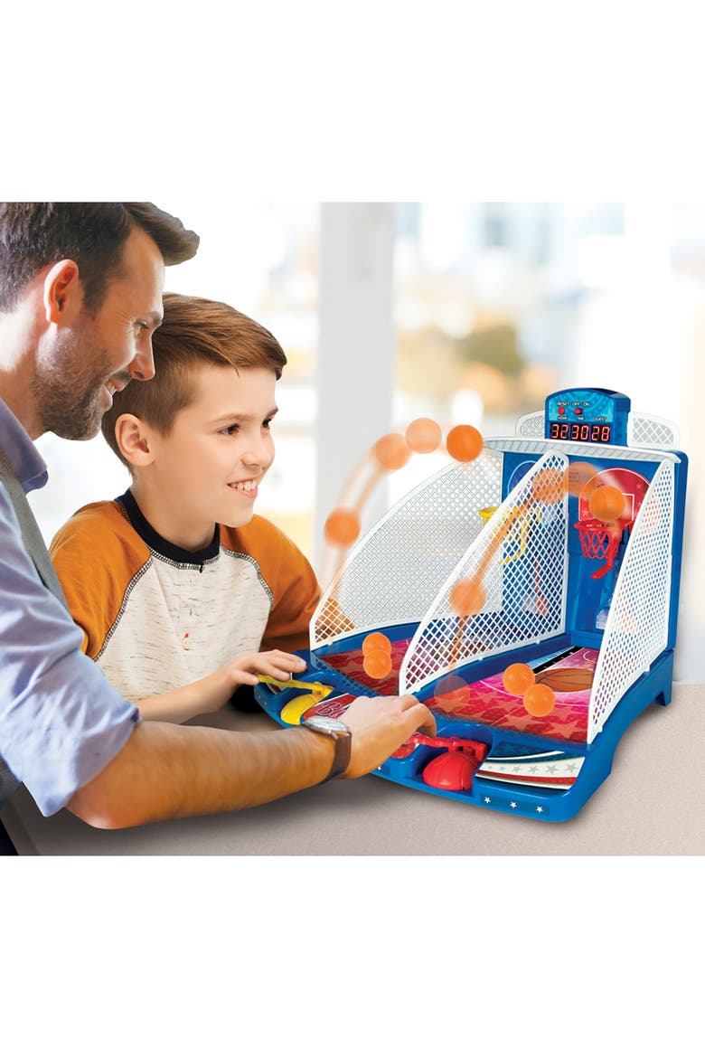 Electronic Basketball Tabletop Game, 6+, Alternate, color, Multicolored