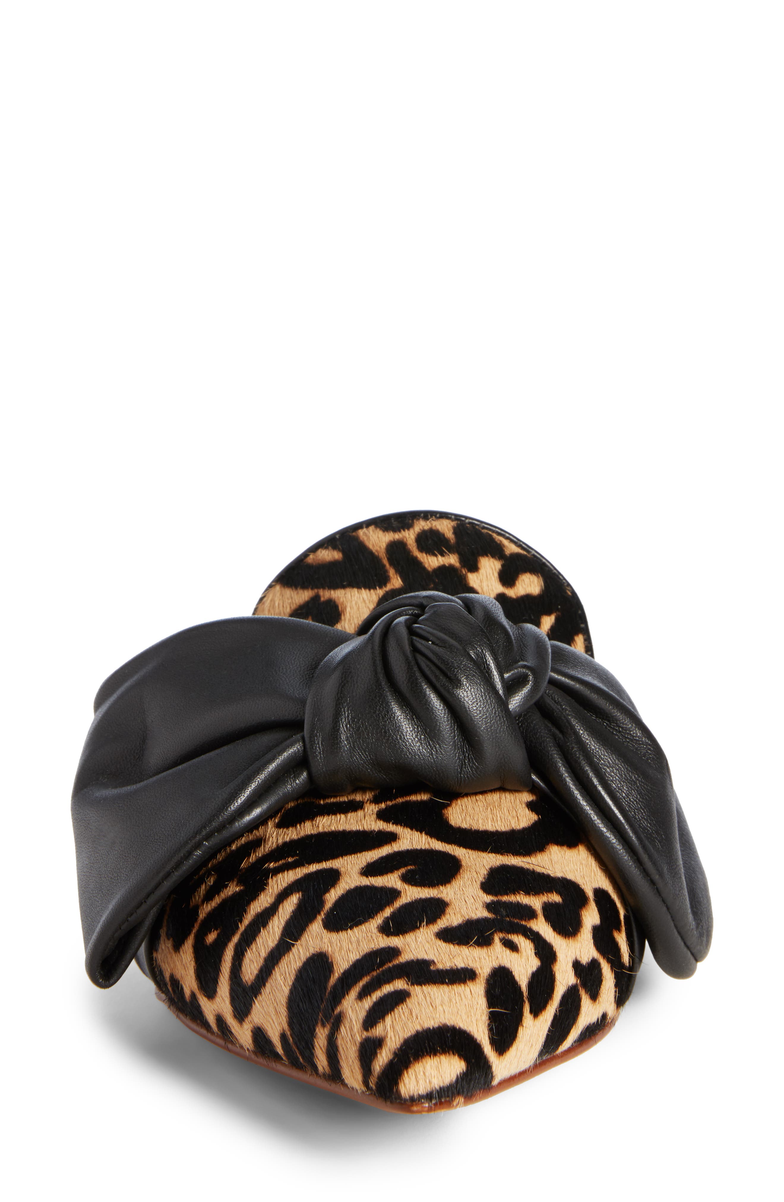 Louise et Cie Cela Genuine Calf Hair Bow Mule, Alternate, color, 