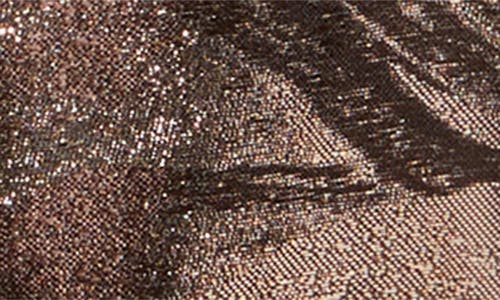 Cece Metallic Fit & Flare Minidress In Gold